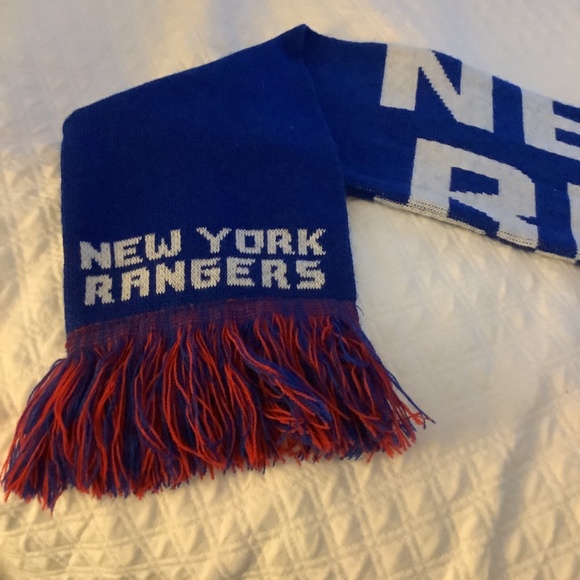 New York Rangers Knit Scarf NHL Unisex - Picture 1 of 3
